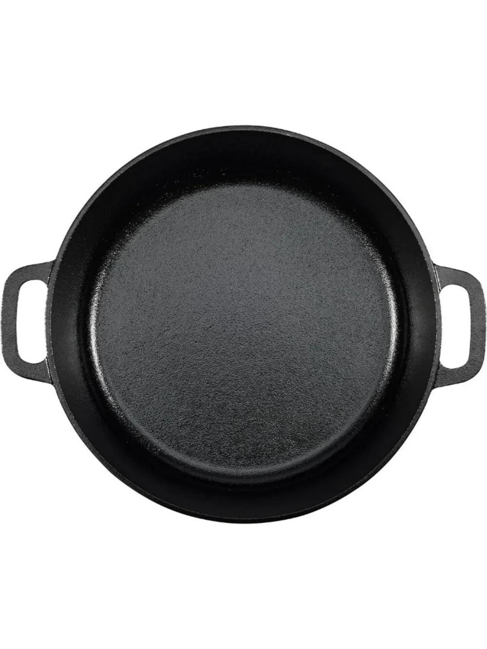 7-Quart Pre-Seasoned Cast Iron Dutch Oven Pot with Lid & Dual Handles